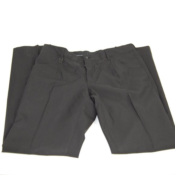 Dolce and Gabbana Pin Strip Dress Pants Gray 48 - Picture 2 of 8